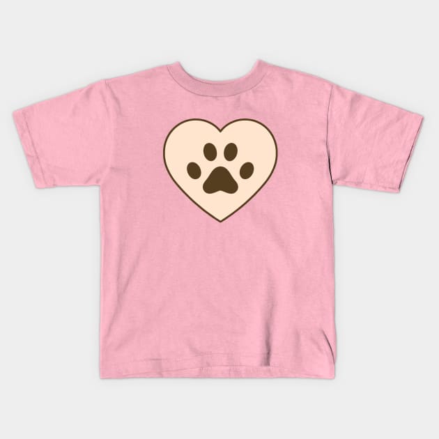 Paw for a Cause Kids T-Shirt by Lovely Animals